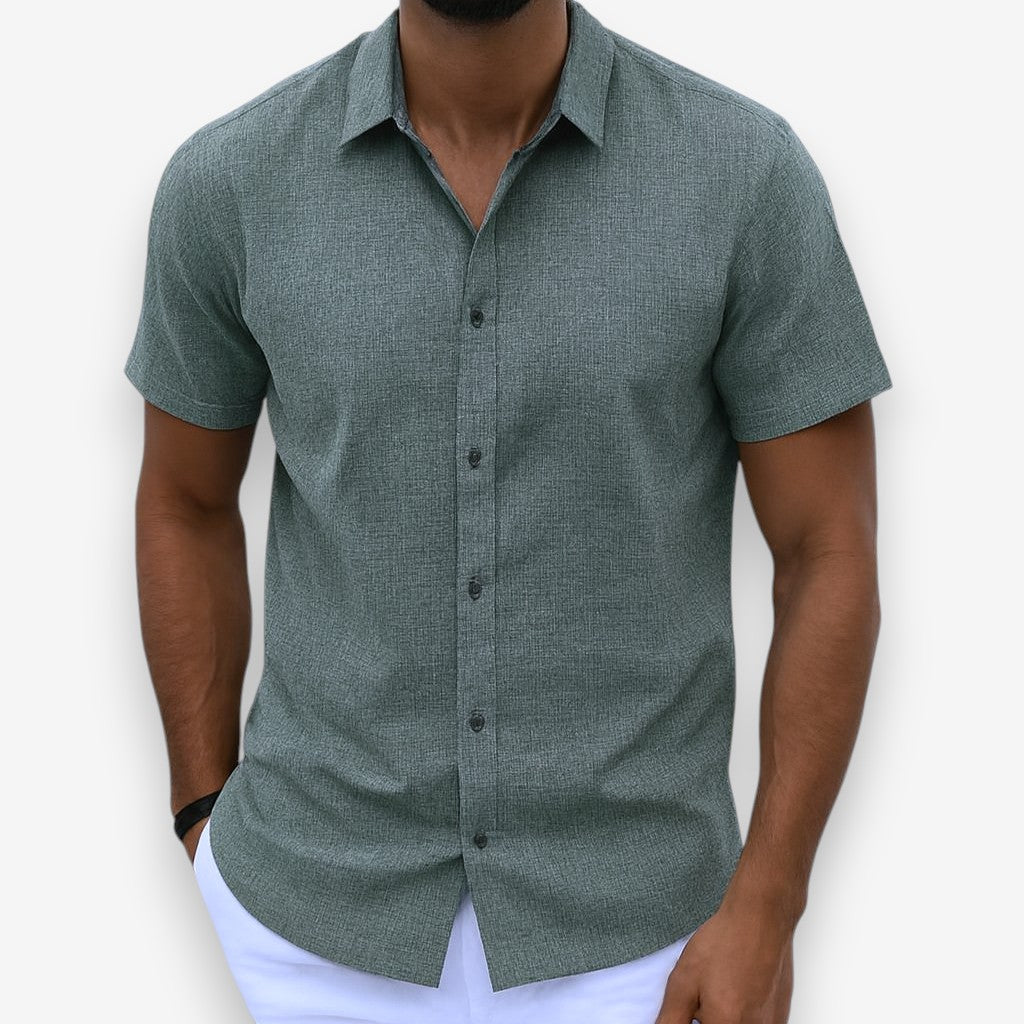 Gael | Camisa de lino ligera de manga corta