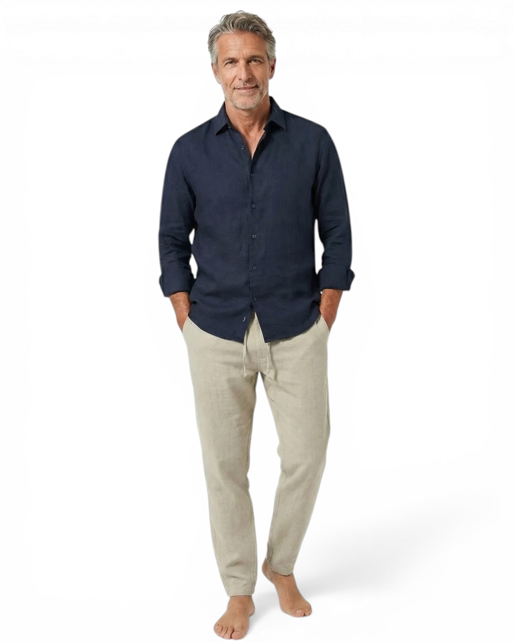Pantalón Amalfi | Lino Ligero de Corte Relajado