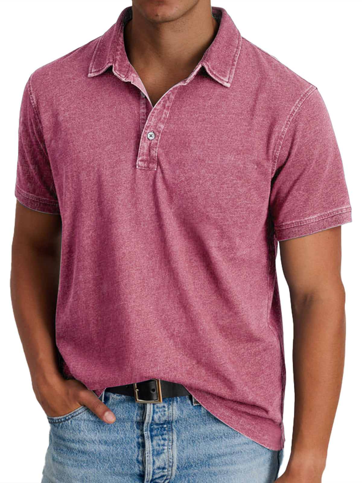 Dante | Polo de algodón con cuello estructurado