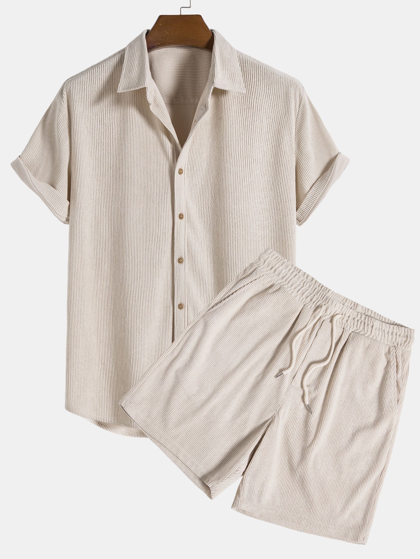 Conjunto Santorini | Camisa Texturizada y Pantalón Corto