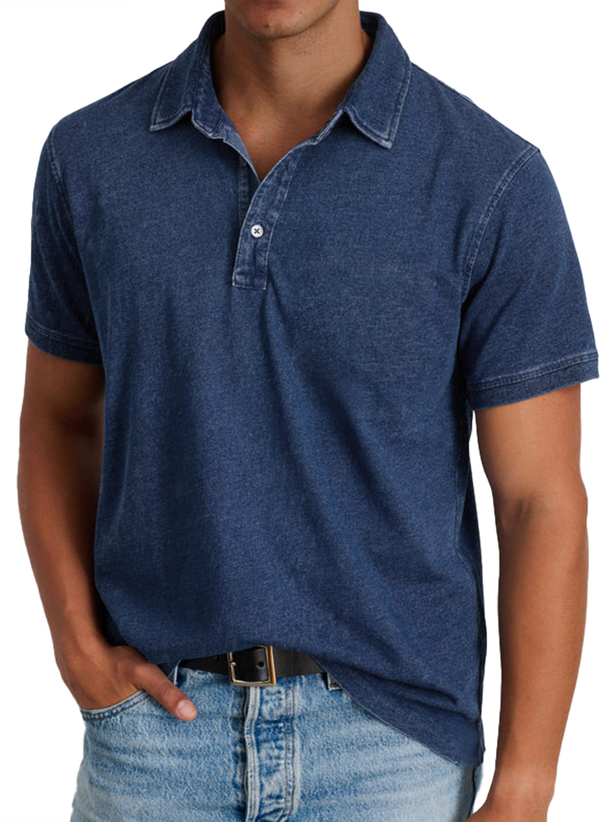 Dante | Polo de algodón con cuello estructurado