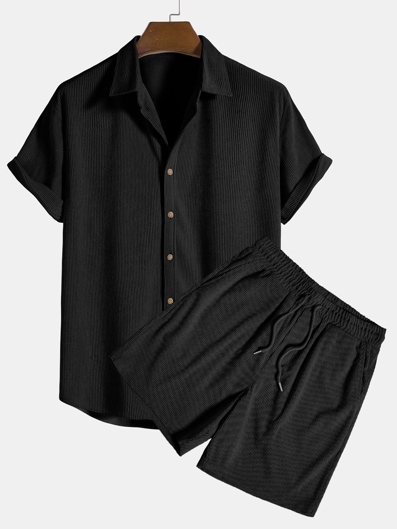 Conjunto Santorini | Camisa Texturizada y Pantalón Corto