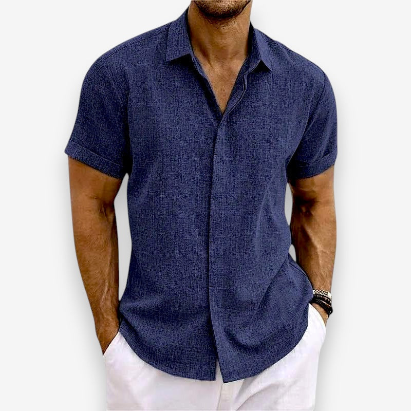 Gael | Camisa de lino ligera de manga corta