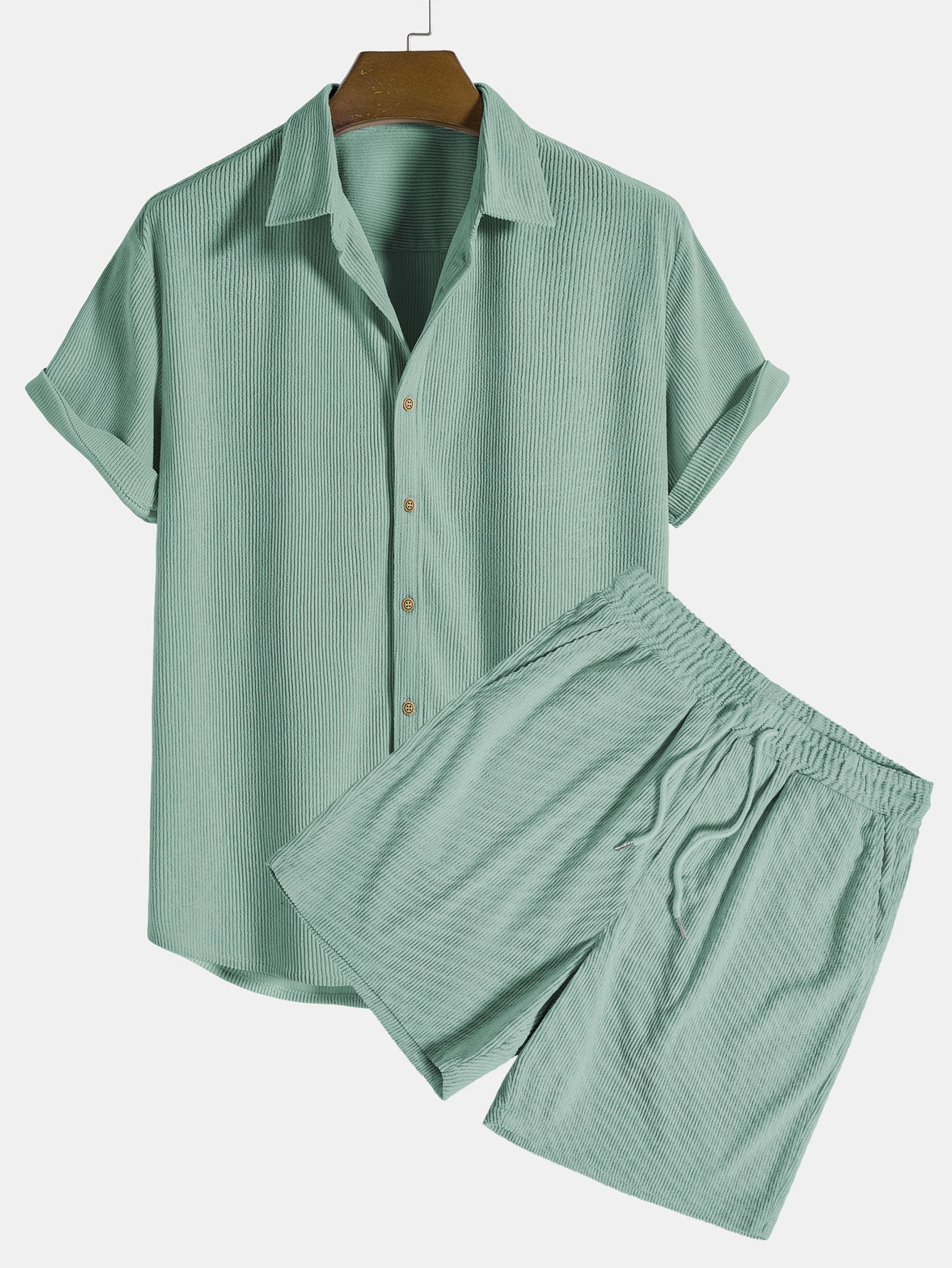 Conjunto Santorini | Camisa Texturizada y Pantalón Corto