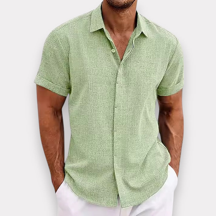 Gael | Camisa de lino ligera de manga corta
