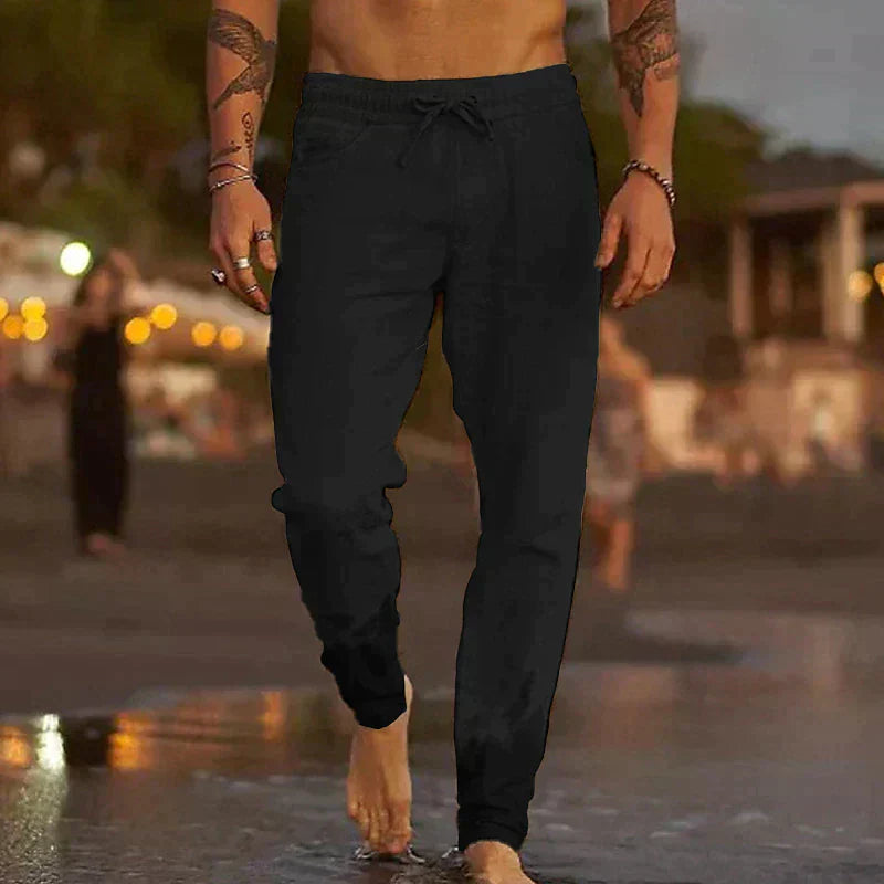 Pantalón Amalfi | Lino Ligero de Corte Relajado