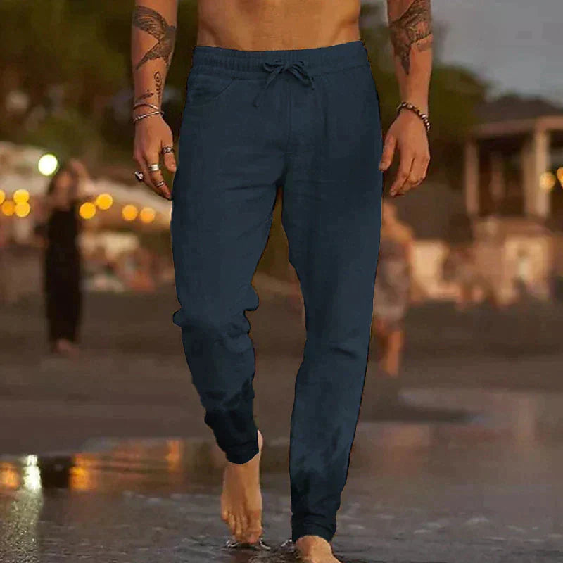 Pantalón Amalfi | Lino Ligero de Corte Relajado