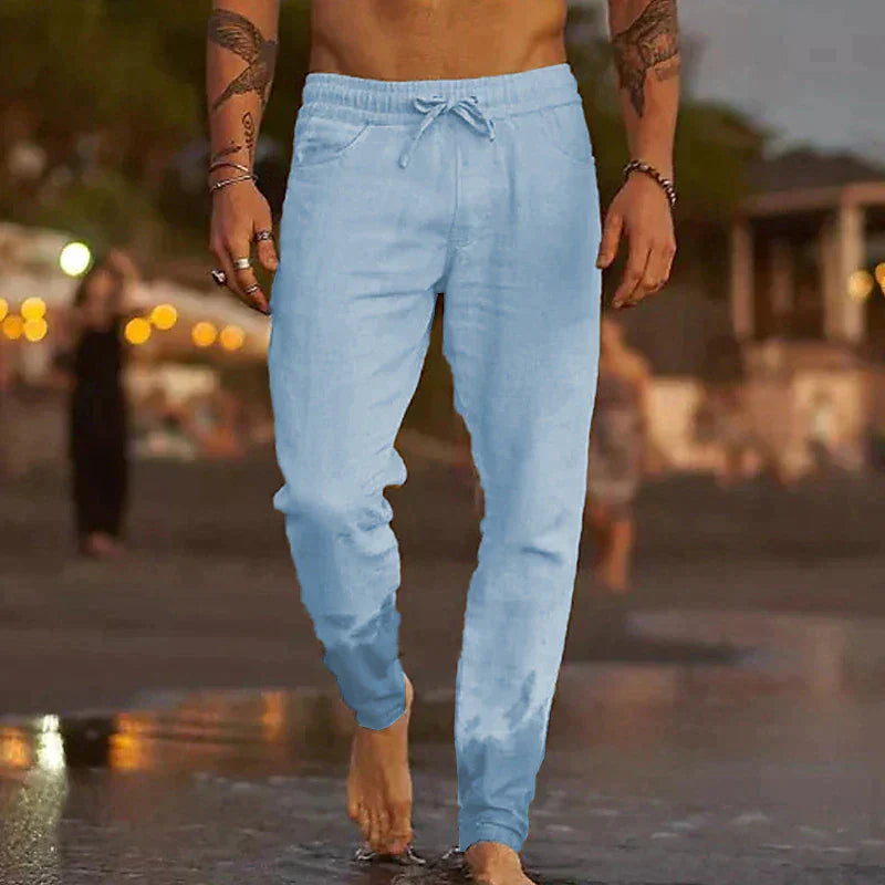 Pantalón Amalfi | Lino Ligero de Corte Relajado