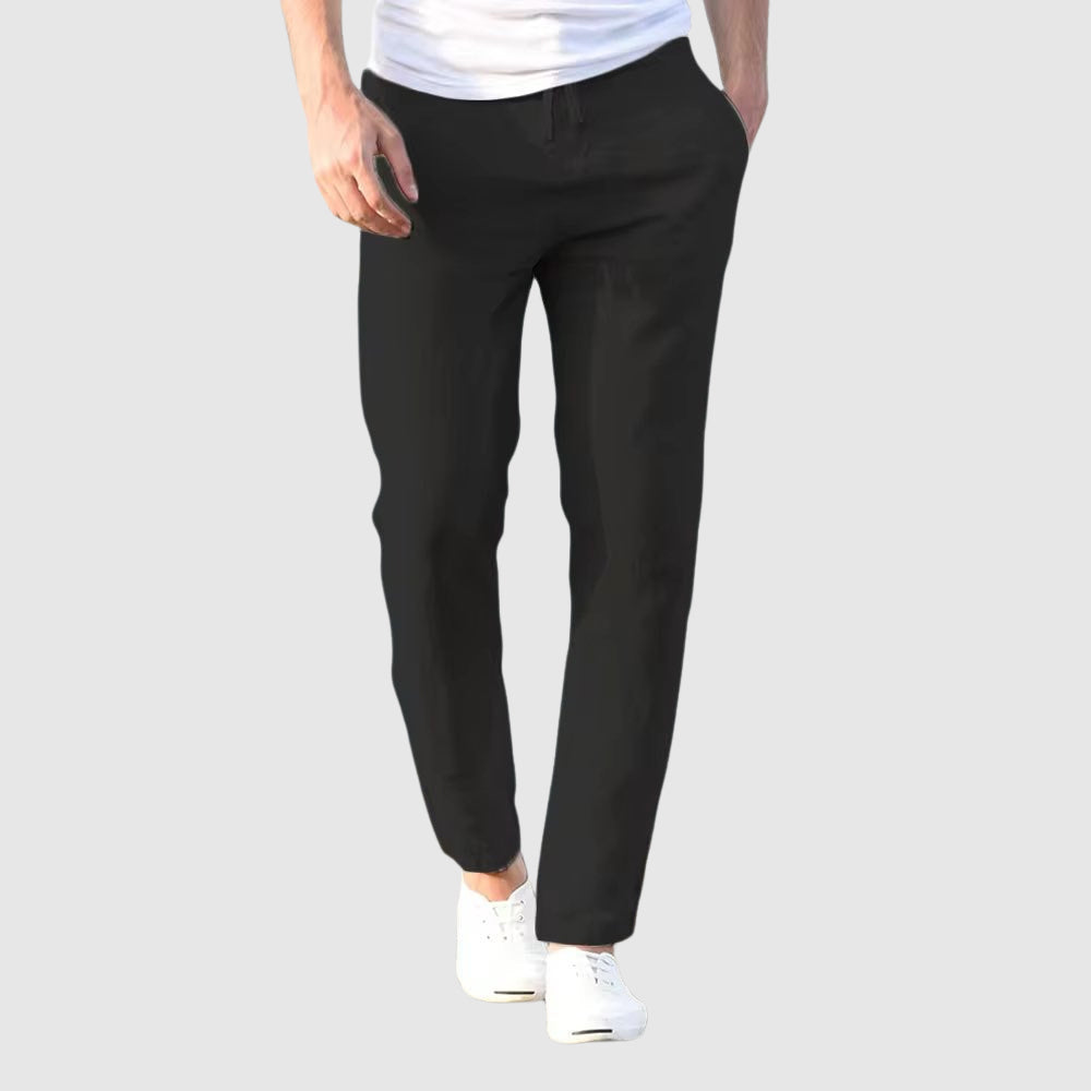 Pantalón Riviera | Lino Ligero con Cintura Ajustable