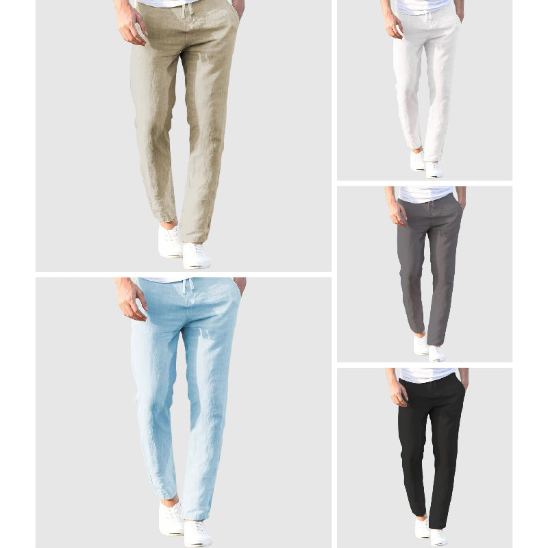 Pantalón Riviera | Lino Ligero con Cintura Ajustable
