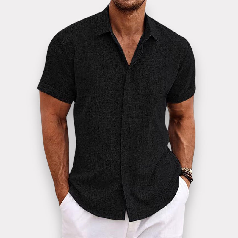 Gael | Camisa de lino ligera de manga corta