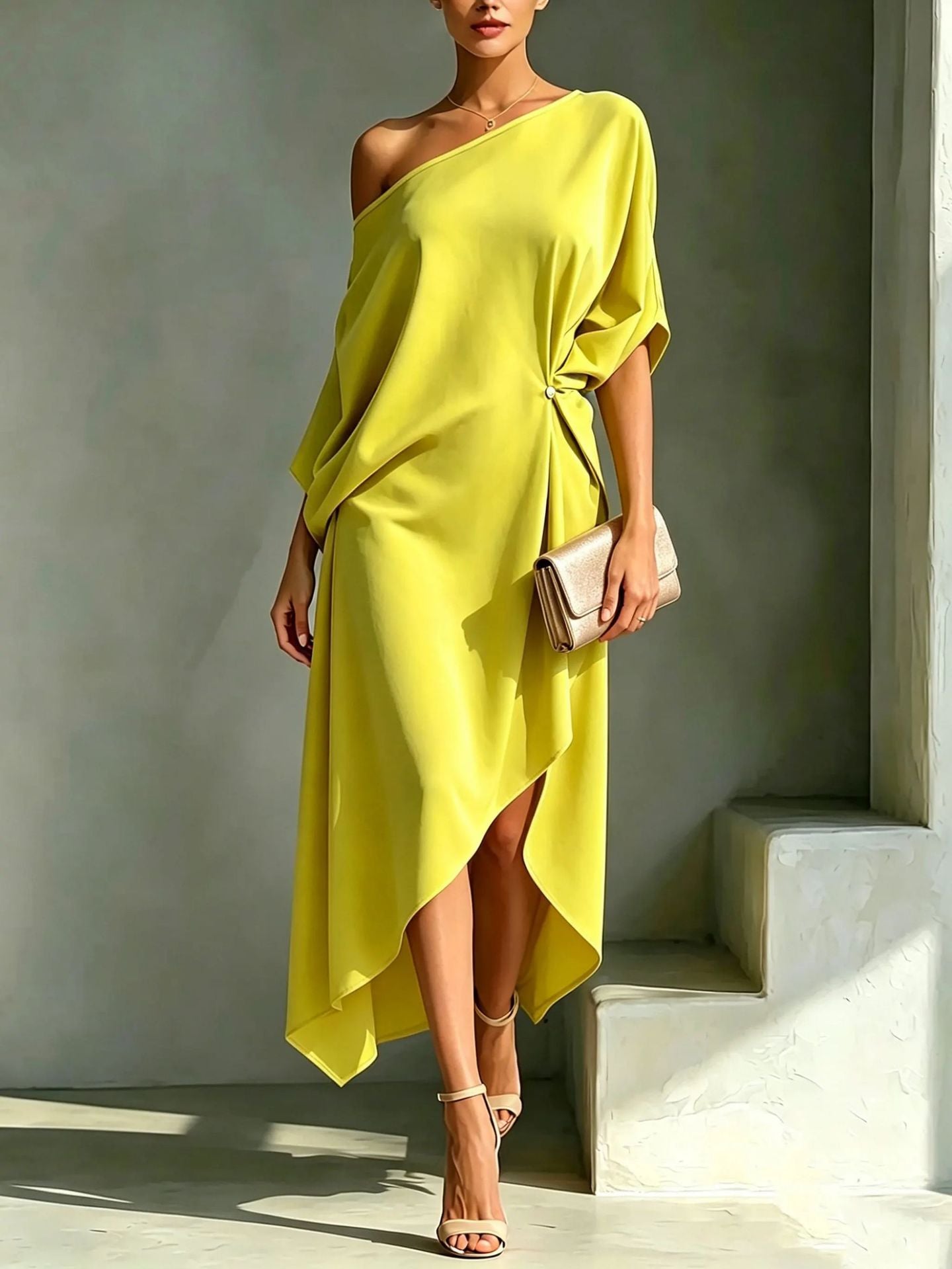 Verisa– Vestido elegante asimétrico