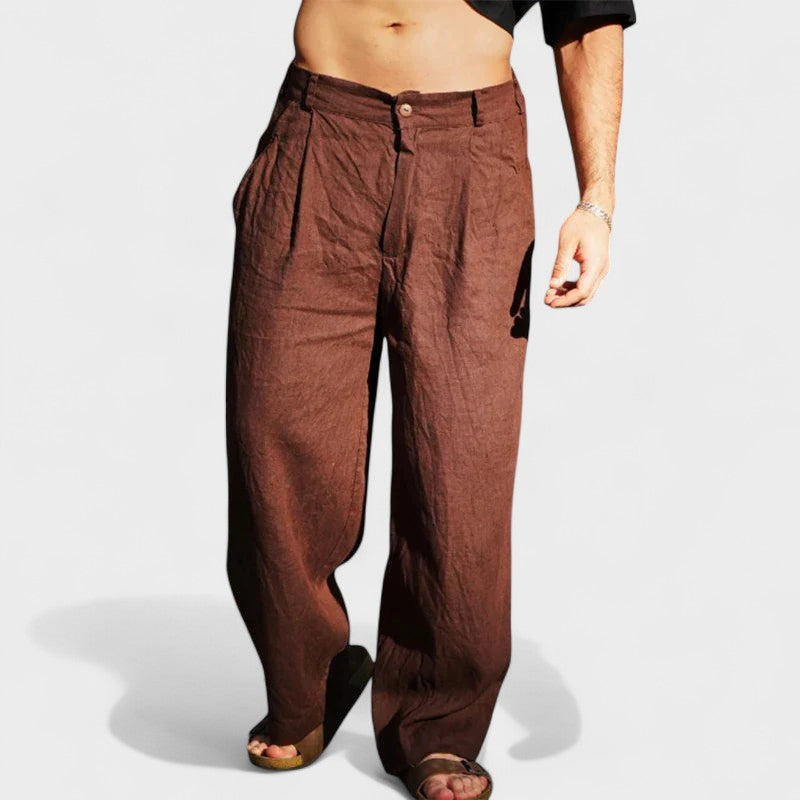 Pantalón Siena | Corte Amplio con Pinzas