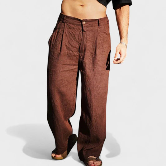 Pantalón Siena | Corte Amplio con Pinzas