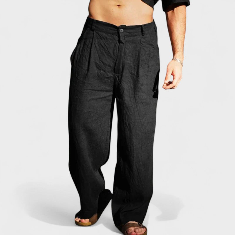 Pantalón Siena | Corte Amplio con Pinzas