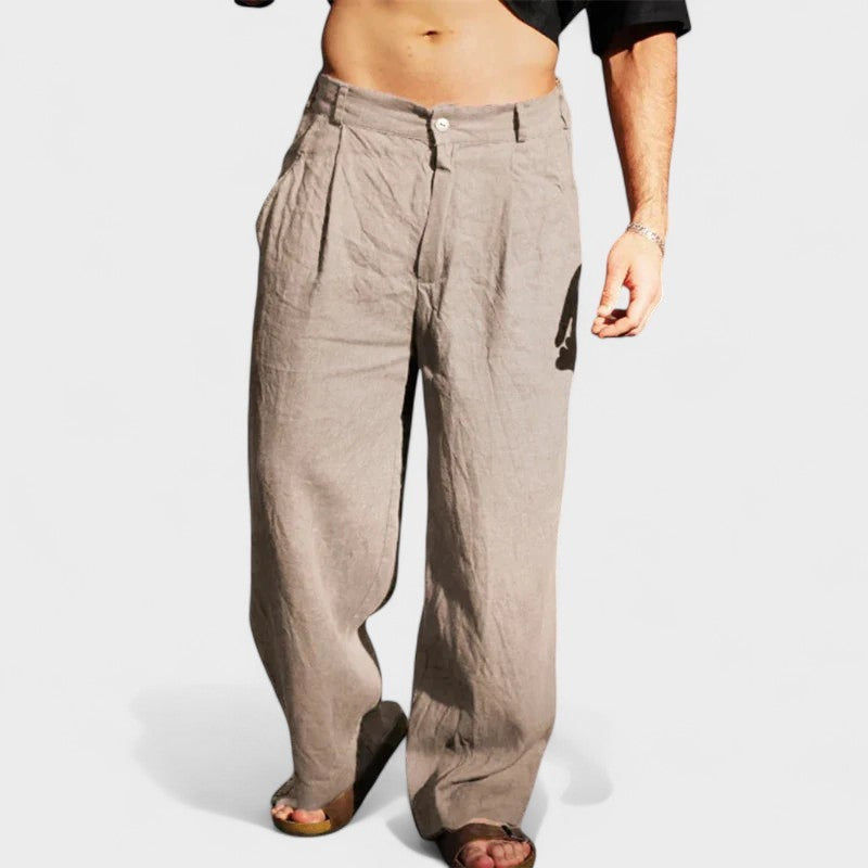 Pantalón Siena | Corte Amplio con Pinzas