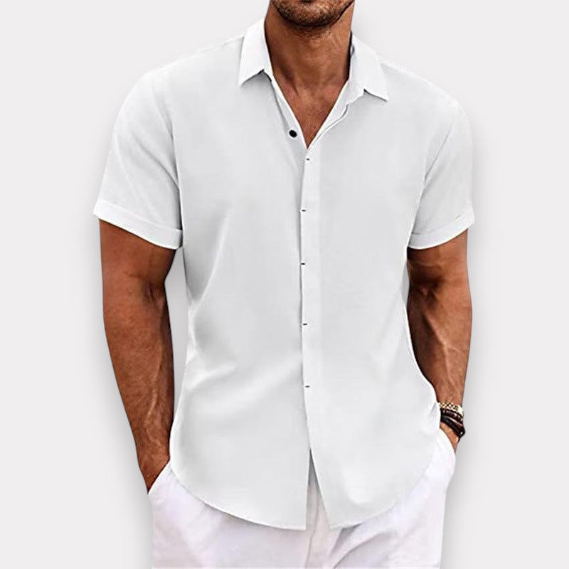 Gael | Camisa de lino ligera de manga corta