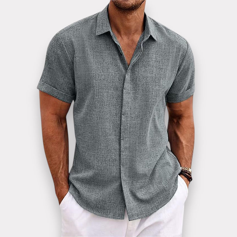 Gael | Camisa de lino ligera de manga corta
