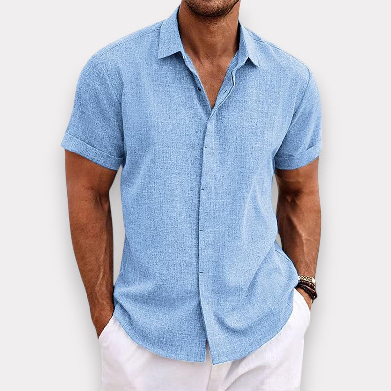 Gael | Camisa de lino ligera de manga corta