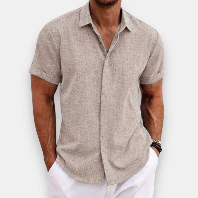 Gael | Camisa de lino ligera de manga corta