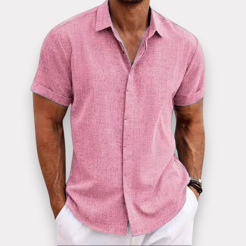 Gael | Camisa de lino ligera de manga corta