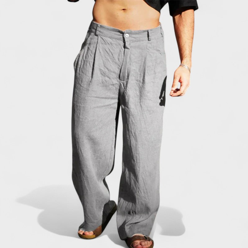 Pantalón Siena | Corte Amplio con Pinzas