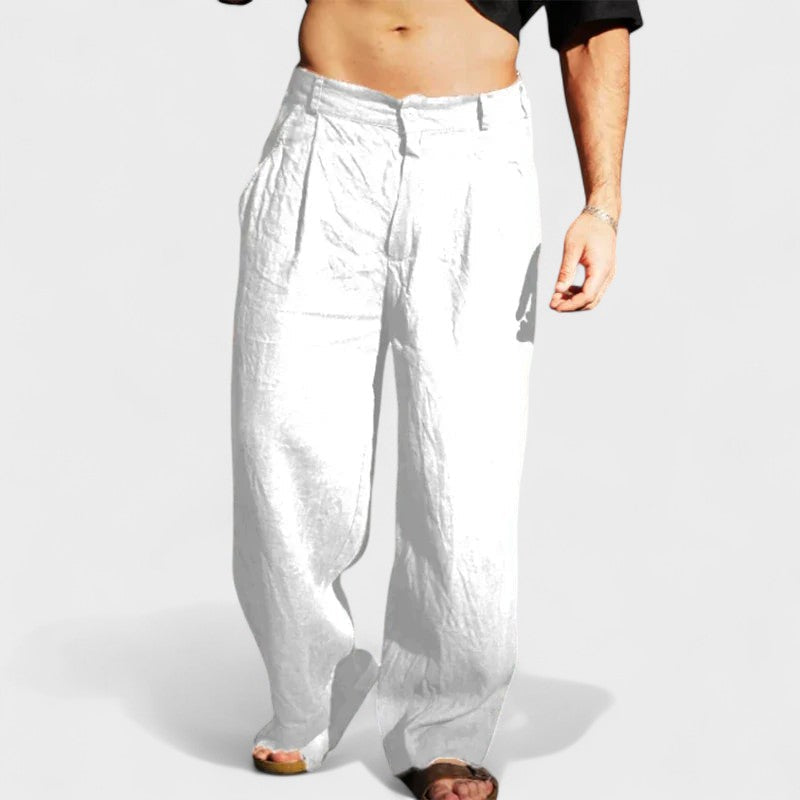 Pantalón Siena | Corte Amplio con Pinzas
