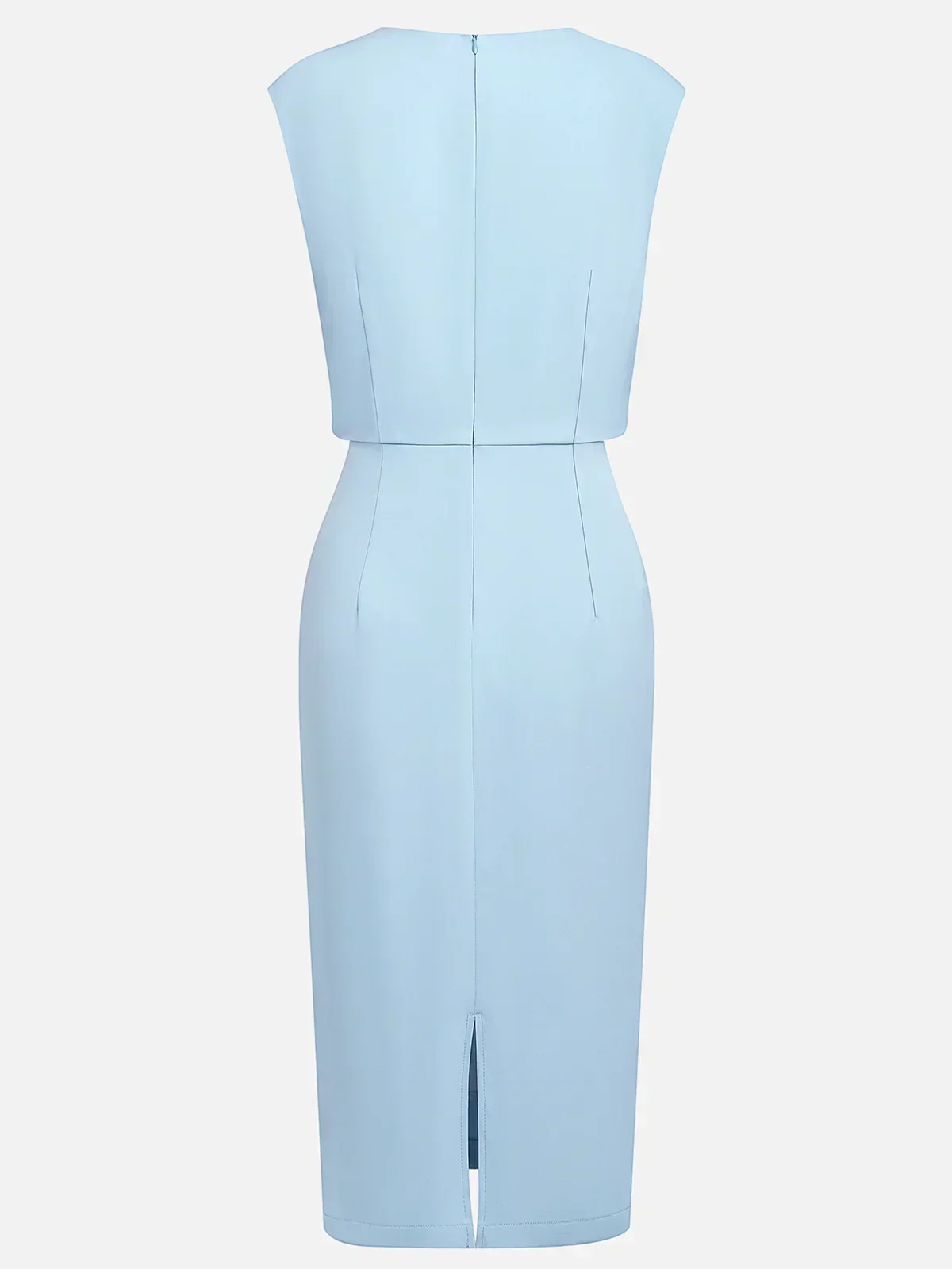 Elvira | Vestido midi drapeado de elegancia contemporánea