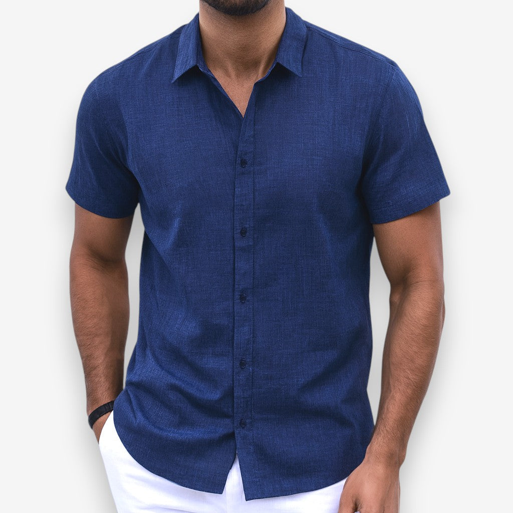 Gael | Camisa de lino ligera de manga corta
