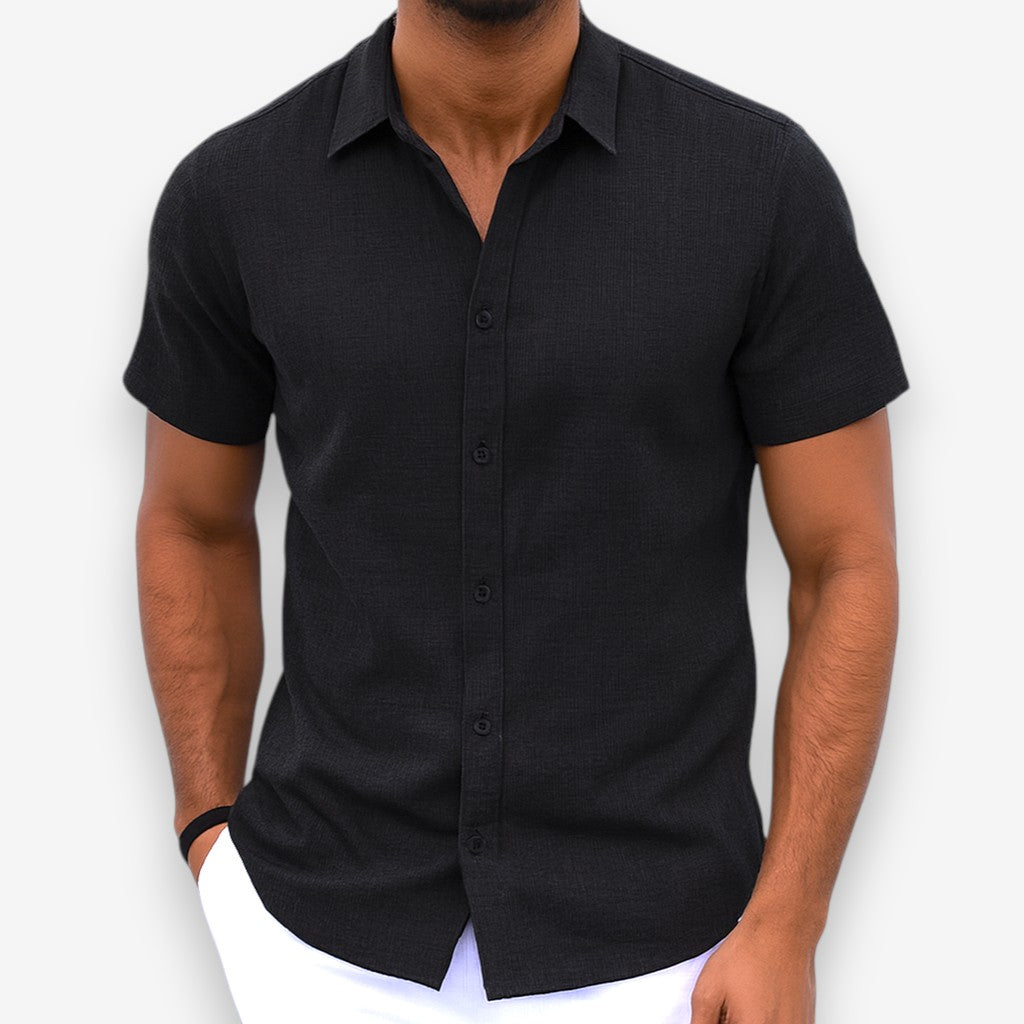 Gael | Camisa de lino ligera de manga corta