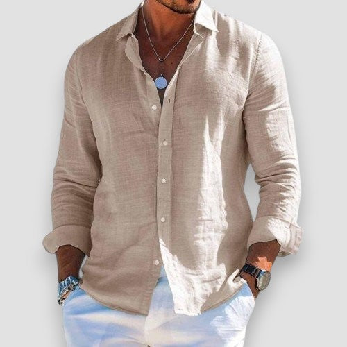 Matteo | Camisa ligera de verano de manga larga