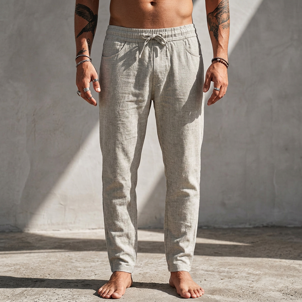 Pantalón Amalfi | Lino Ligero de Corte Relajado