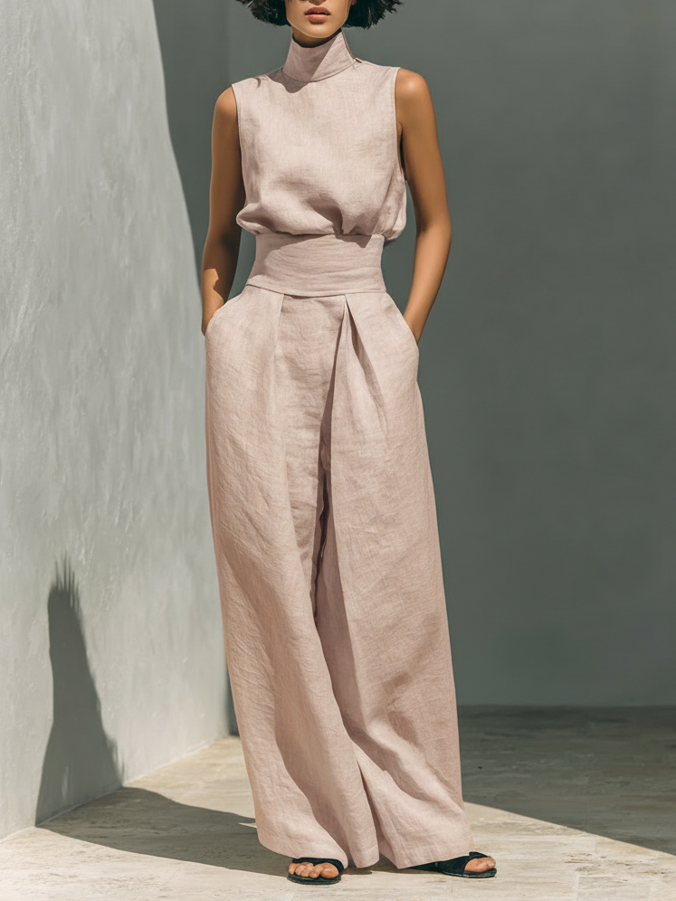 Ariana | Conjunto elegante de dos piezas con pantalón ancho