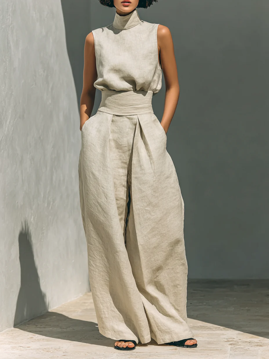 Ariana | Conjunto elegante de dos piezas con pantalón ancho
