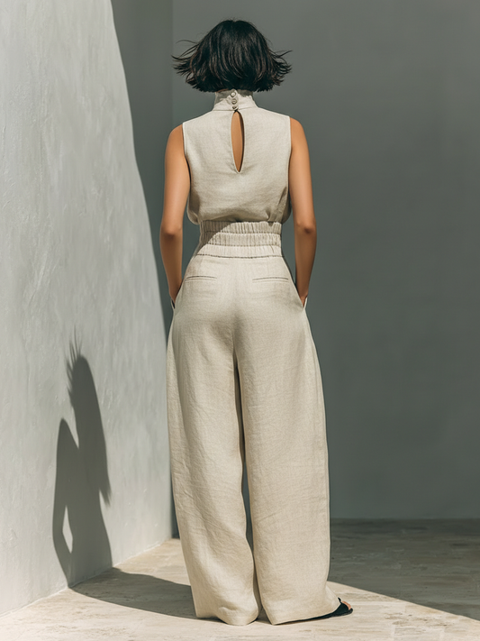 Ariana | Conjunto elegante de dos piezas con pantalón ancho