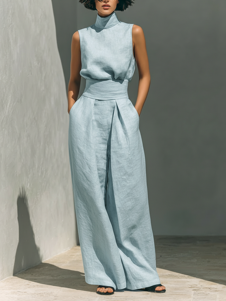 Ariana | Conjunto elegante de dos piezas con pantalón ancho