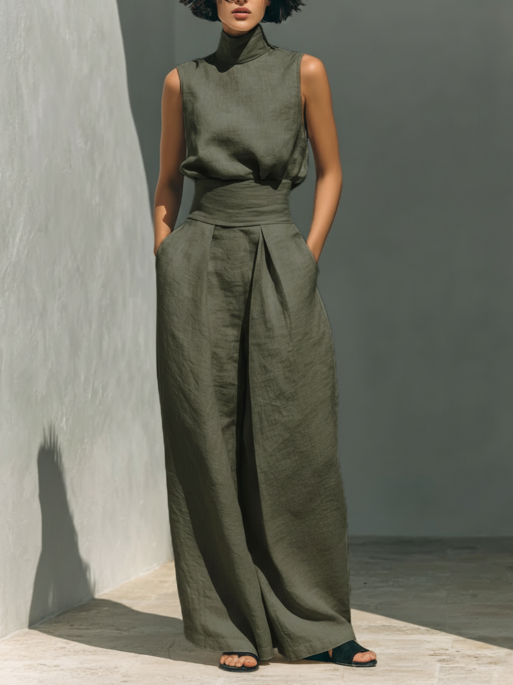 Ariana | Conjunto elegante de dos piezas con pantalón ancho