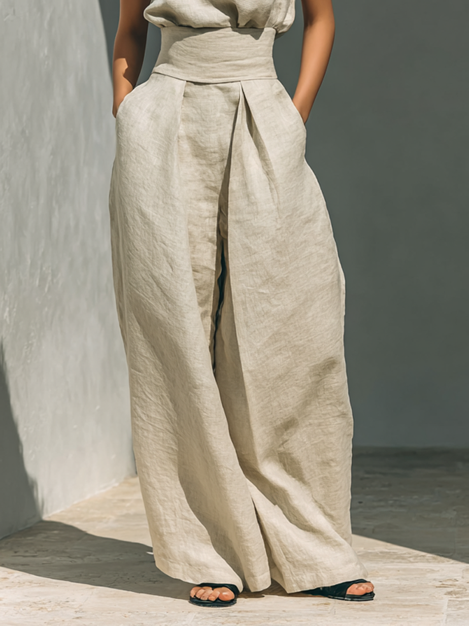 Ariana | Conjunto elegante de dos piezas con pantalón ancho