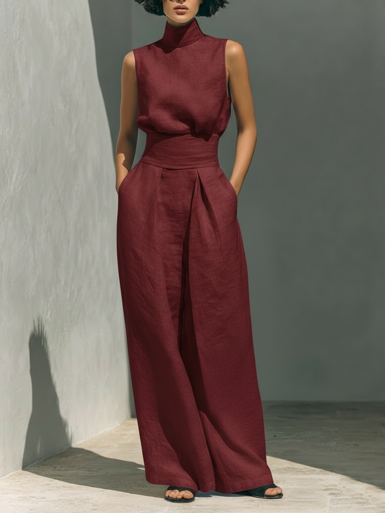 Ariana | Conjunto elegante de dos piezas con pantalón ancho